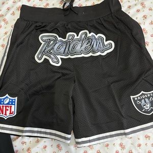 Just Don Raiders Shorts. Size:XL